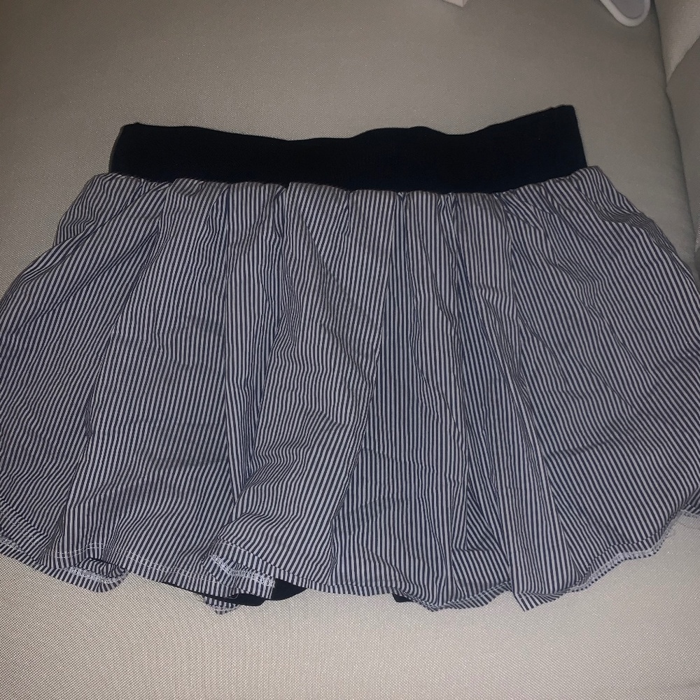 FILA Tennis Skort Blue White Stripes Size M